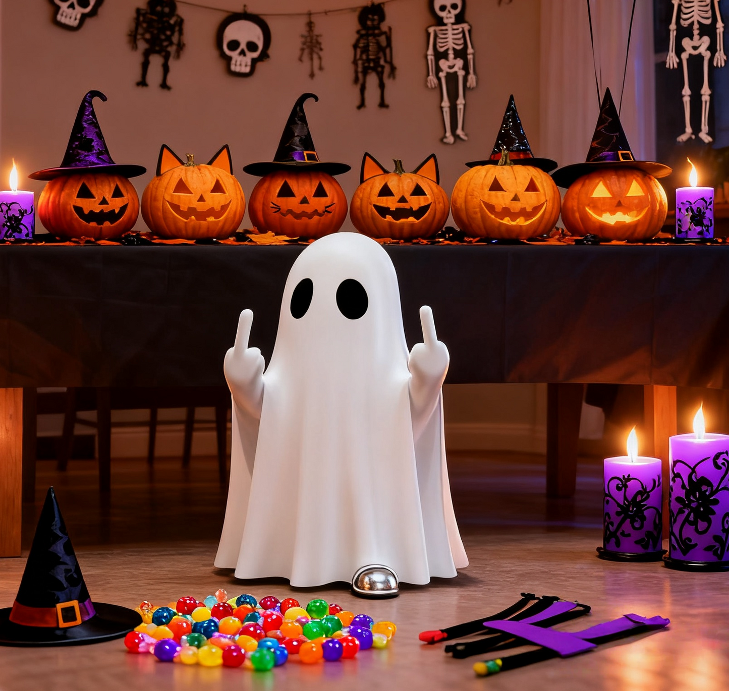 🎃 Limited-Time Discount! NESLEMY™ Halloween Ghost Figurine – Spooky-Cute Decor You’ll Love 👻