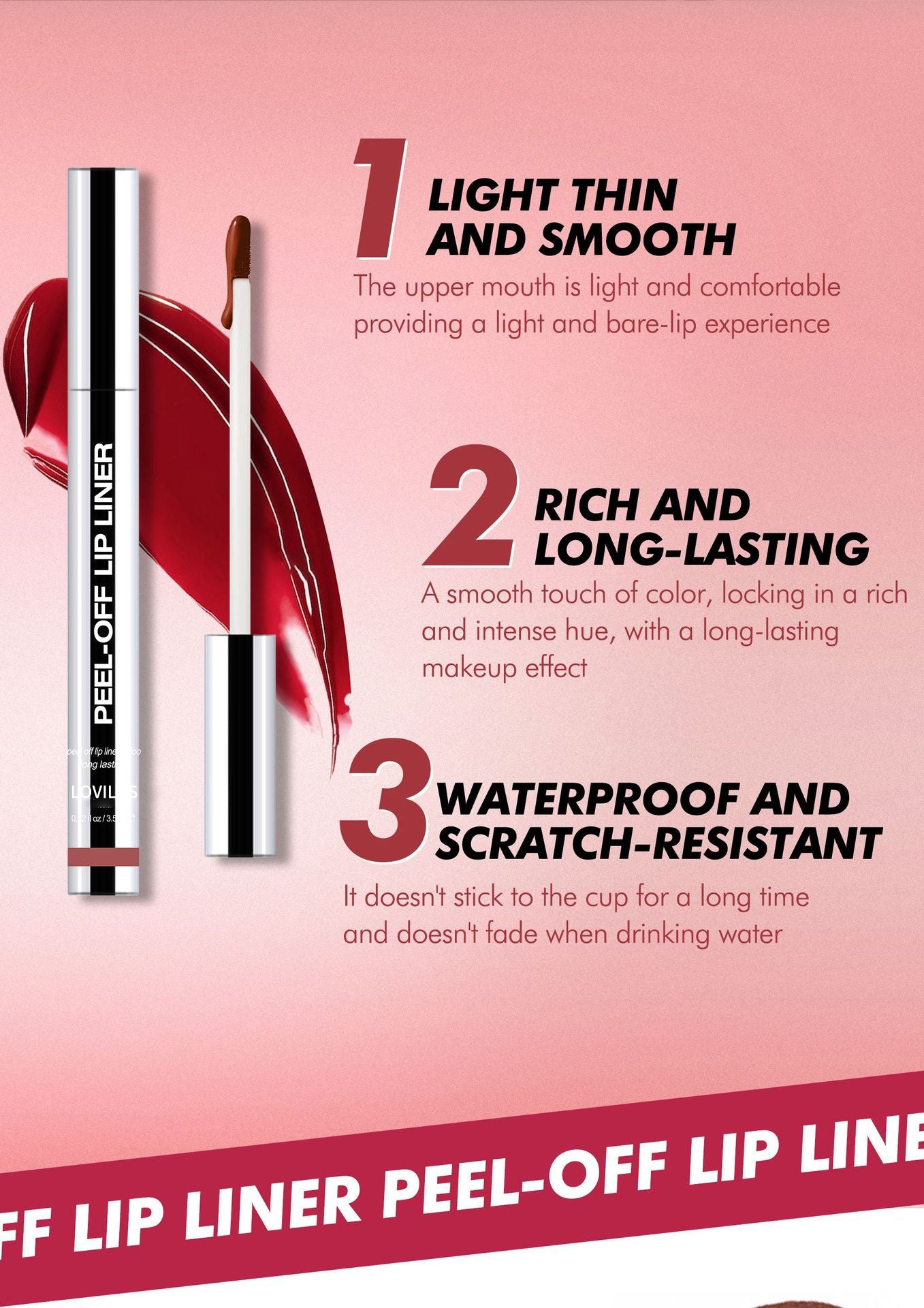 LOVILDS™ THE ORIGINAL PEEL-OFF LIP LINER
