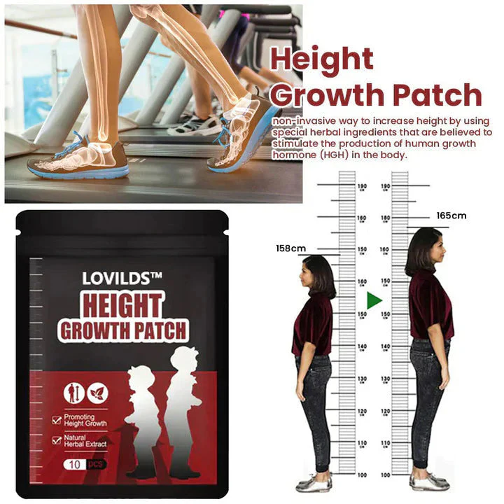 Elevate Your Height with LOVILDS® Herbal Foot Patch🌿 - Unlock Growth Naturally