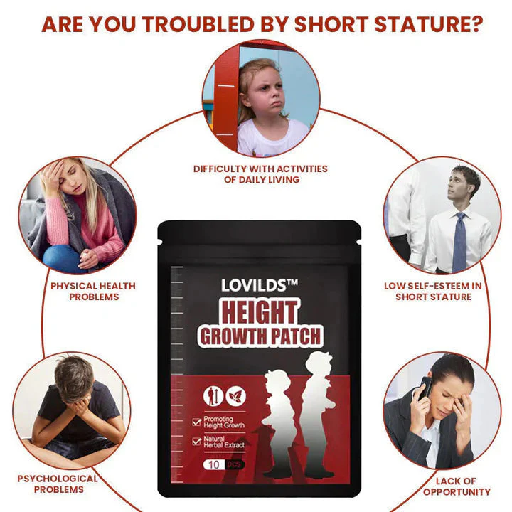 Elevate Your Height with LOVILDS® Herbal Foot Patch🌿 - Unlock Growth Naturally