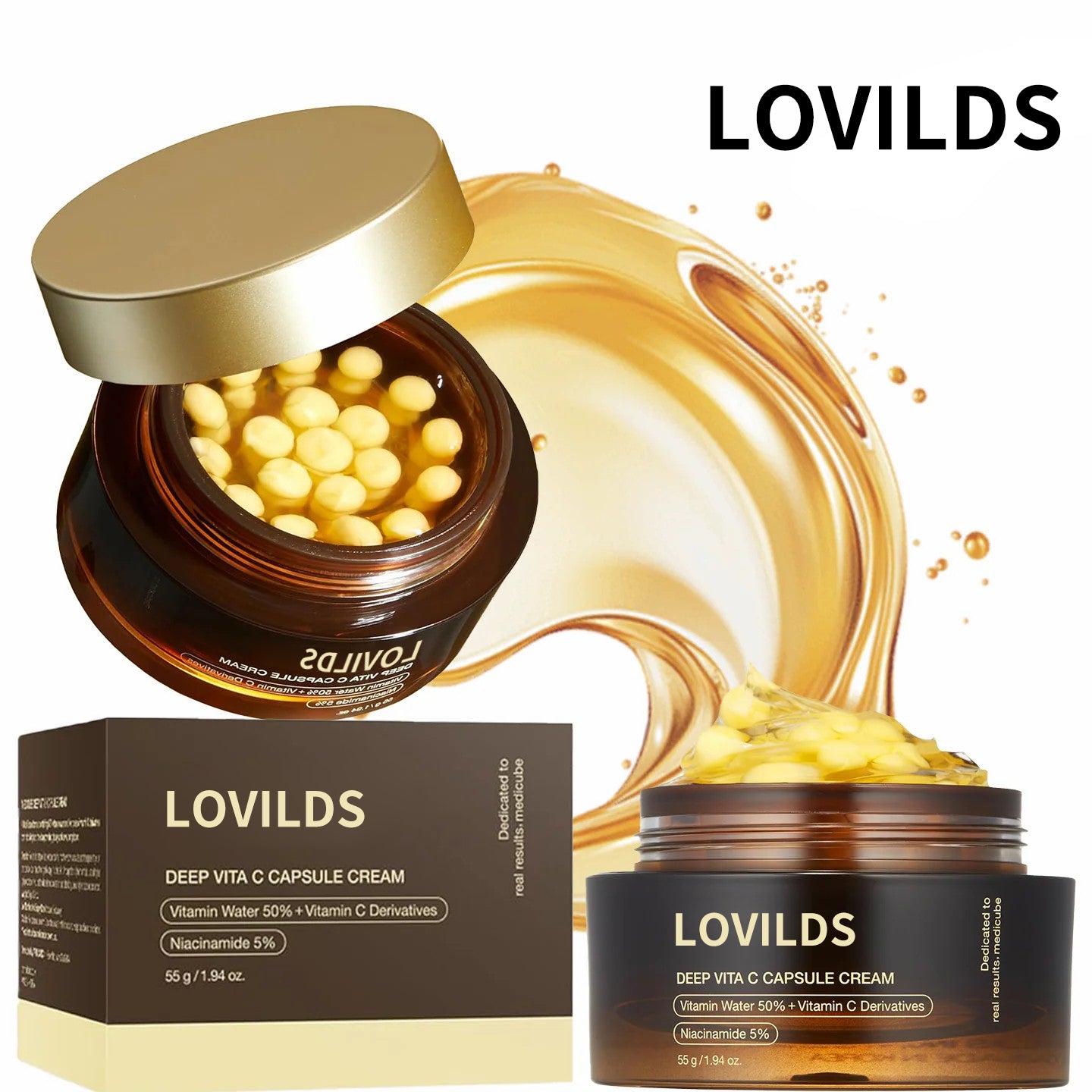 🌿LOVILDS Luxurious Collagen Firming Cream Firming & Brightening Skincare | Limited-Time Offer – 50%