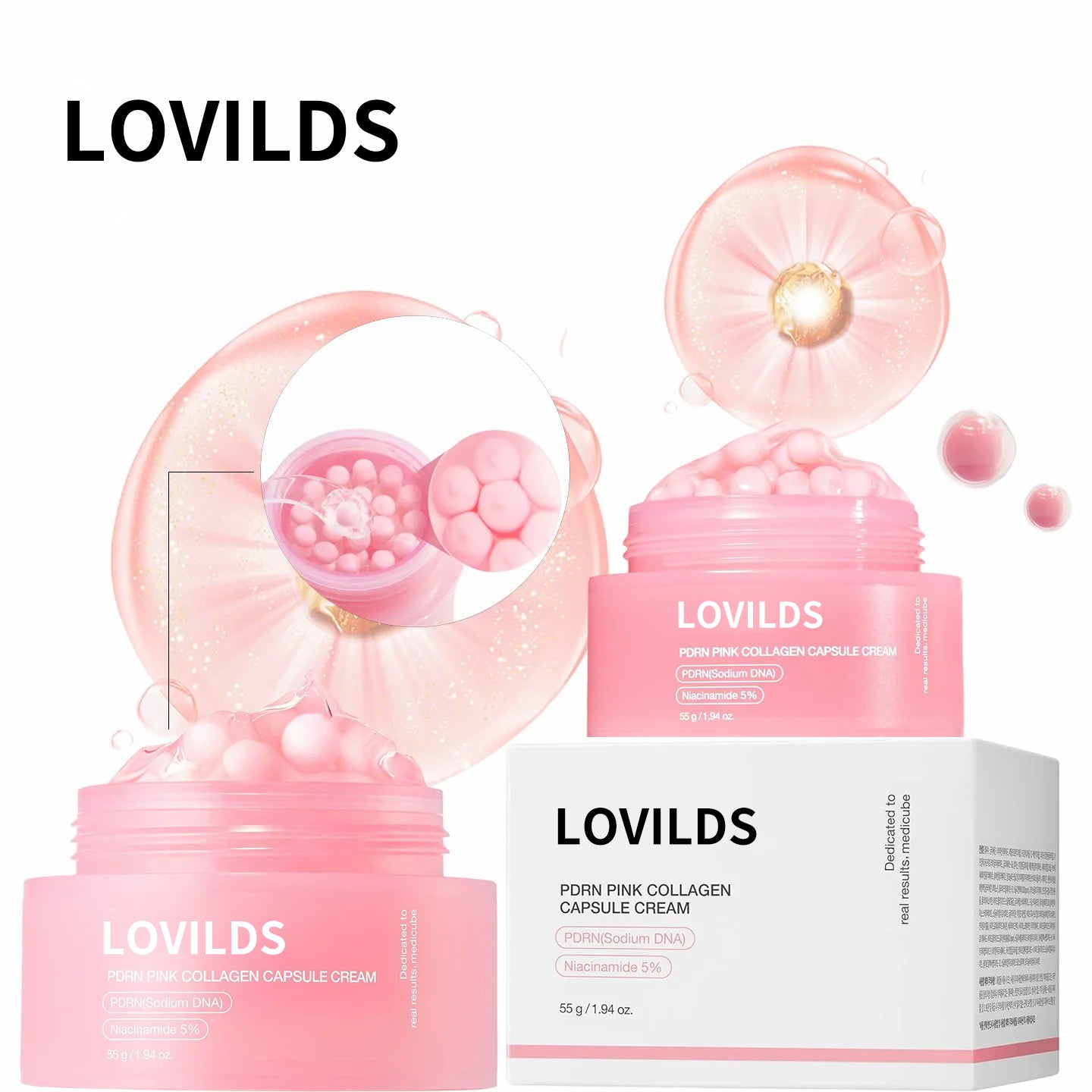 🌿LOVILDS Luxurious Collagen Firming Cream Firming & Brightening Skincare | Limited-Time Offer – 50%
